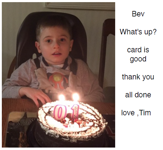 birthday card