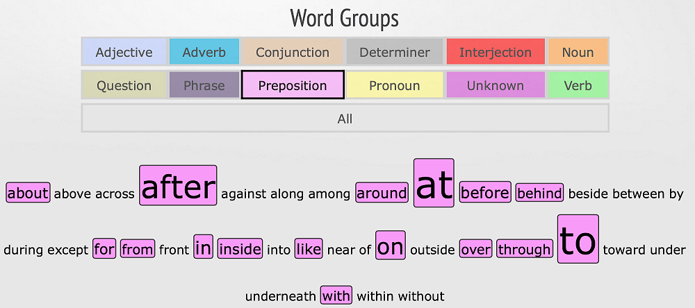 Prepositions