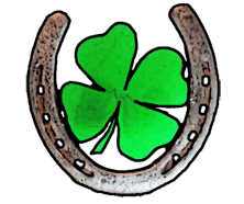 horseshoe and shamrock